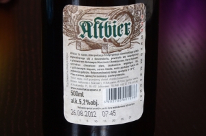 Altbier - Manufaktura Piwna browaru Jabłonowo 